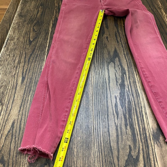 Closed Red Denim Frayed Hem Jeans - Picture 9 of 16